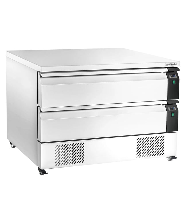 GGM Gastro Commercial Undercounter Fridge Freezer - Dual Temperature [-22 to +8°C] - 1230mm - 2 Drawer - 3x GN 1/1