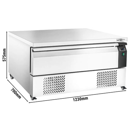 GGM Gastro Commercial Undercounter Fridge Freezer - Dual Temperature [-22 to +8°C] - 1230mm - 1 Drawer - 3x GN 1/1