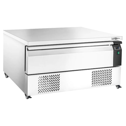 GGM Gastro Commercial Undercounter Fridge Freezer - Dual Temperature [-22 to +8°C] - 1230mm - 1 Drawer - 2x GN 1/1 - incl. Chip Scuttle