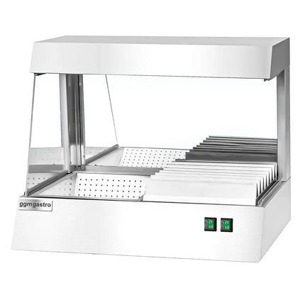 GGM Gastro Commercial Undercounter Fridge Freezer - Dual Temperature [-22 to +8°C] - 1230mm - 2 Drawer - 2x GN 1/1 - incl. Chip Scuttle
