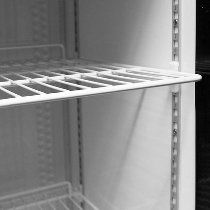 GGM Gastro Commercial Upright Display Fridge Glass Door Stainless Steel ECO - 400L - Single Door