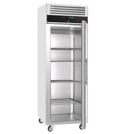GGM Gastro Commercial Upright Display Fridge Stainless steel ECO - 600L - with 1 glass door