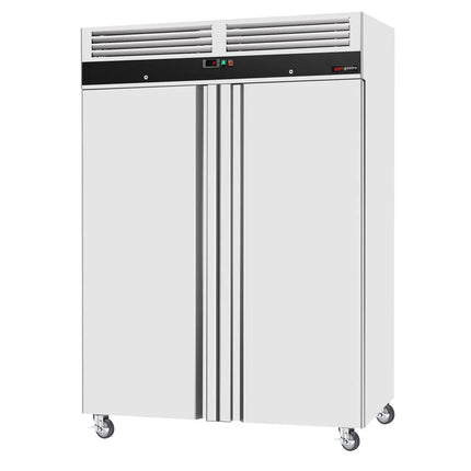 GGM Gastro Commercial Upright Freezer ECO - GN 2/1 - 960L - with 2 doors - On castors - For UK