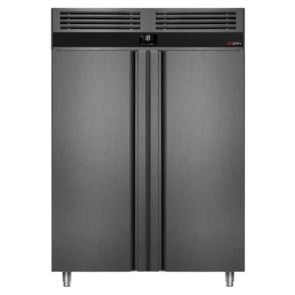 GGM Gastro Commercial Upright Freezer PREMIUM - GN 2/1 - 1400L - with 2 doors & Rails & support grids