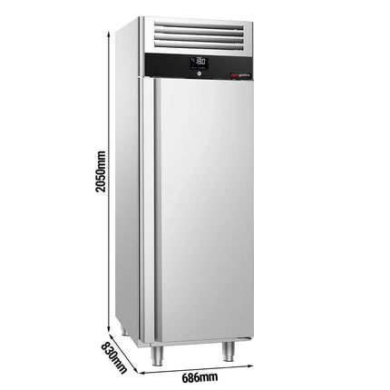 GGM Gastro Commercial Upright Freezer PREMIUM - GN 2/1 - 600L - with 1 door