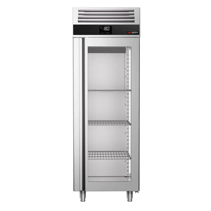 GGM Gastro Commercial Upright Freezer PREMIUM - GN 2/1 - 700L - with 1 glass door