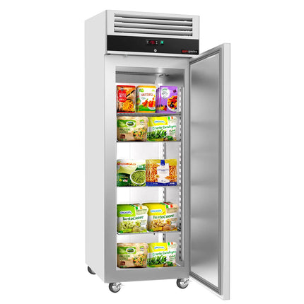 GGM Gastro Commercial Upright Freezer Stainless steel ECO - 400L - with 1 door