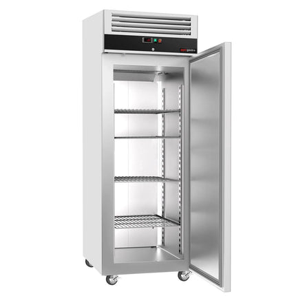 GGM Gastro Commercial Upright Freezer Stainless steel ECO - GN 2/1 - 440L - with 1 door - On castors