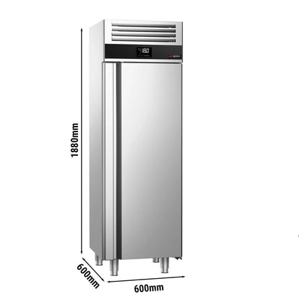 GGM Gastro Commercial Upright Freezer Stainless steel PREMIUM - 400L - with 1 door