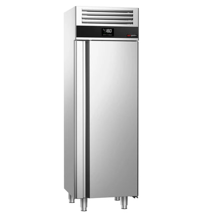GGM Gastro Commercial Upright Freezer Stainless steel PREMIUM - 400L - with 1 door