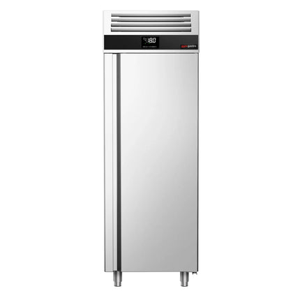 GGM Gastro Commercial Upright Freezer Stainless steel PREMIUM - GN 2/1 - 700L - with 1 glass door