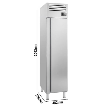 GGM Gastro Commercial Upright Freezer Stainless steel PREMIUM PLUS - GN 1/1 - 325L - with 1 door
