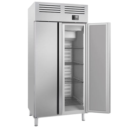 GGM Gastro Commercial Upright Freezer Stainless steel PREMIUM PLUS - GN 1/1 - 745L - with 2 doors