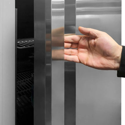 GGM Gastro Commercial Upright Freezer Stainless steel PREMIUM PLUS - GN 1/1 - 745L - with 2 doors