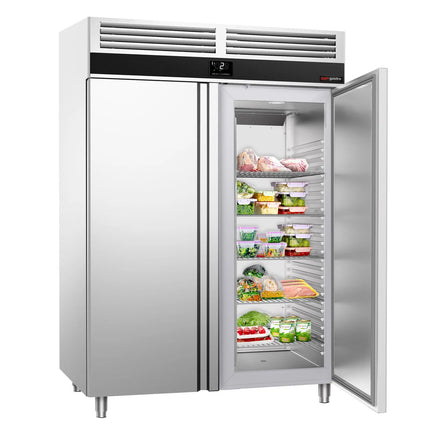 GGM Gastro Commercial Upright Fridge PREMIUM - GN 1/1 - 1350L - with 2 doors