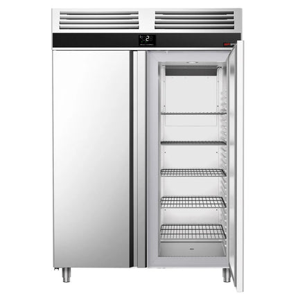 GGM Gastro Commercial Upright Fridge PREMIUM - GN 1/1 - 1350L - with 2 doors