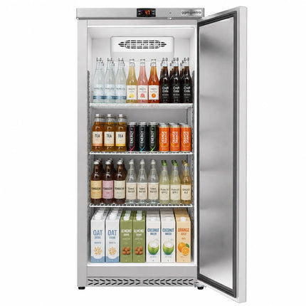 GGM Gastro Commercial Upright Fridge Stainless Steel ECO - 600L - Single Door