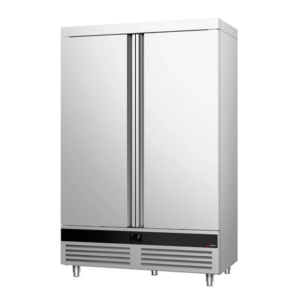 GGM Gastro Commercial Upright Fridge Stainless steel PREMIUM - 1200L - with 2 doors