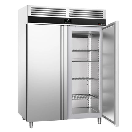 GGM Gastro Commercial Upright Fridge Stainless steel PREMIUM - 1400L - with 2 doors