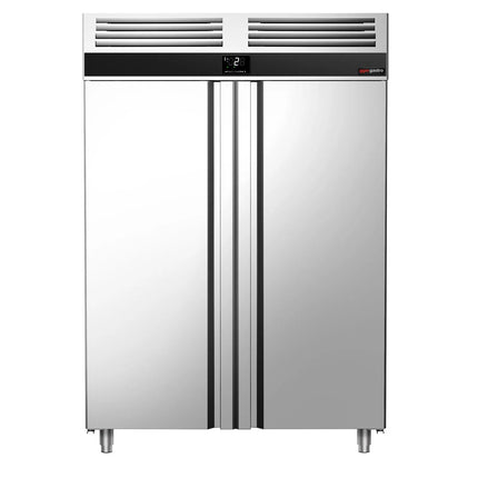 GGM Gastro Commercial Upright Fridge Stainless steel PREMIUM - 1400L - with 2 doors