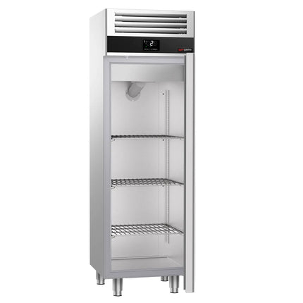 GGM Gastro Commercial Upright Fridge Stainless steel PREMIUM - 400L - with 1 door