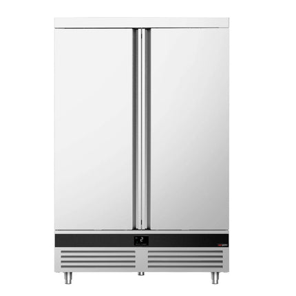 GGM Gastro Commercial Upright Fridge Stainless steel PREMIUM - GN 2/1 - 1400L - with 2 doors
