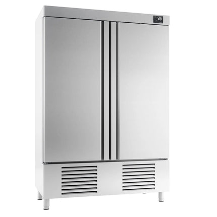 GGM Gastro Commercial Upright Fridge Stainless steel PREMIUM PLUS - 1110L - with 2 doors
