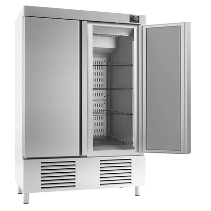 GGM Gastro Commercial Upright Fridge Stainless steel PREMIUM PLUS - 1110L - with 2 doors
