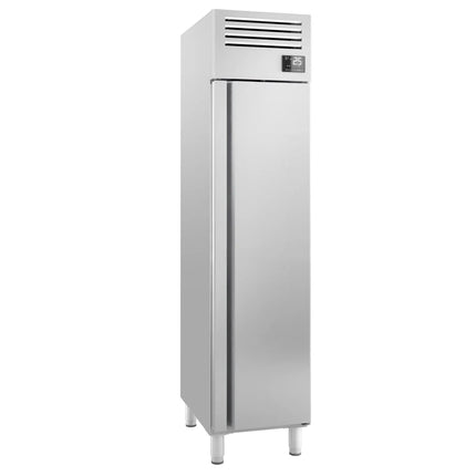 GGM Gastro Commercial Upright Fridge Stainless steel PREMIUM PLUS - GN 1/1 - 325L - with 1 door
