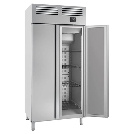 GGM Gastro Commercial Upright Fridge Stainless steel PREMIUM PLUS - GN 1/1 - 745L - with 2 doors