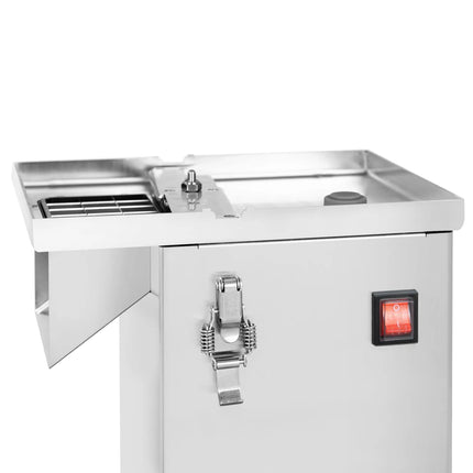 GGM Gastro Commercial Veg Prep Machine - 200W - Disc Thickness: 4mm - incl. 1 Cutting/Grating Disc & Cutter Bowl Attachment - 5 Dicing Grids
