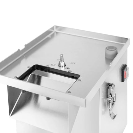 GGM Gastro Commercial Veg Prep Machine - 200W - Disc Thickness: 4mm - incl. 1 Cutting/Grating Disc & Cutter Bowl Attachment - 5 Dicing Grids