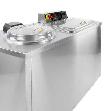 GGM Gastro Commercial Vegetable Washer & Spin Dryer - 157L - 20kg/h - 380V - 1.9kW - Stainless steel