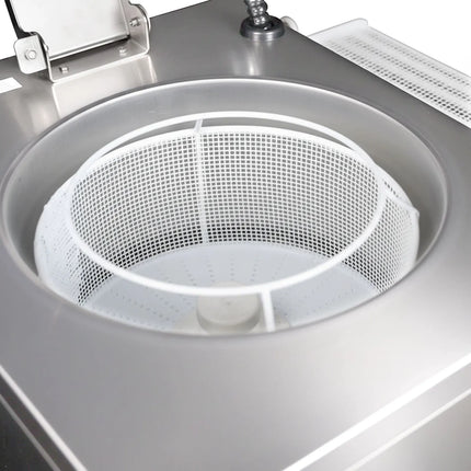 GGM Gastro Commercial Vegetable Washer & Spin Dryer - 157L - 20kg/h - 380V - 1.9kW - Stainless steel