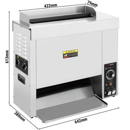 GGM Gastro Commercial Vertical Contact Toaster - 2.7kW - for Burger Buns