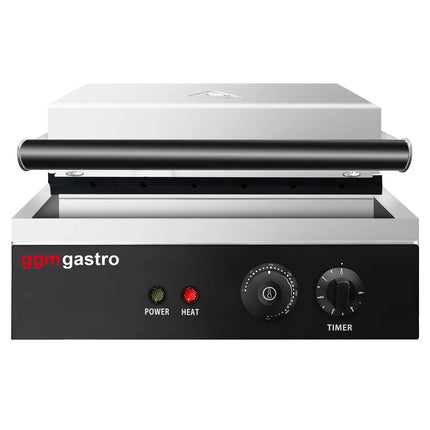 GGM Gastro Commercial Waffle Maker / Lolly Waffle Maker - Double - Manual - 1.55kW - Shape: Waffle on a stick - for 6 pieces