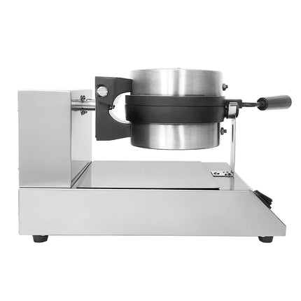 GGM Gastro Commercial Waffle Maker - Single - Digital - 1.3kW - Shape: Round - Ø 185mm - with 180° rotating plates & temperature indicator - plates with Teflon coating