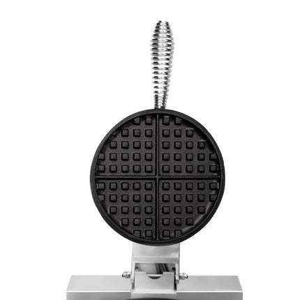 GGM Gastro Commercial Waffle Maker - Single - Manual - 1.3kW - Shape: Round - Ø 180mm - plates with Teflon coating