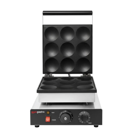 GGM Gastro Commercial Waffle Maker - Single - Manual - 1.75kW - Shape: American Pancakes
