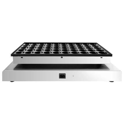 GGM Gastro Commercial Waffle Maker - Single - Manual - 1.7kW - Shape: Poffertjes - Ø 42mm - for 50 pieces - plates with Teflon coating