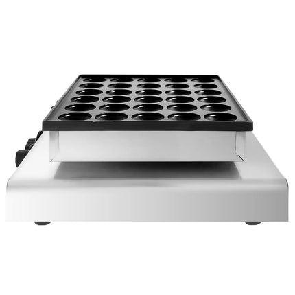 GGM Gastro Commercial Waffle Maker - Single - Manual - 850W - Shape: Poffertjes - for 25 pieces - plates with Teflon coating