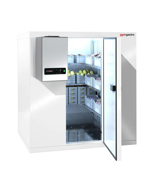 GGM Gastro Commercial Walk-In Cold Room - 1200x1200mm - 1,80m³ (1800L) - incl. Integral Refrigeration Unit