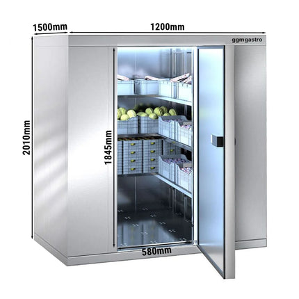 GGM Gastro Commercial Walk-In Cold Room - 1200x1500mm - 2,60m³ (2600L) - Remote Condensing Unit