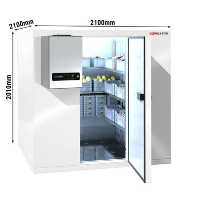 GGM Gastro Commercial Walk-In Cold Room - 2100x2100mm - 6,90m³ (6900L) - incl. Integral Refrigeration Unit - For UK