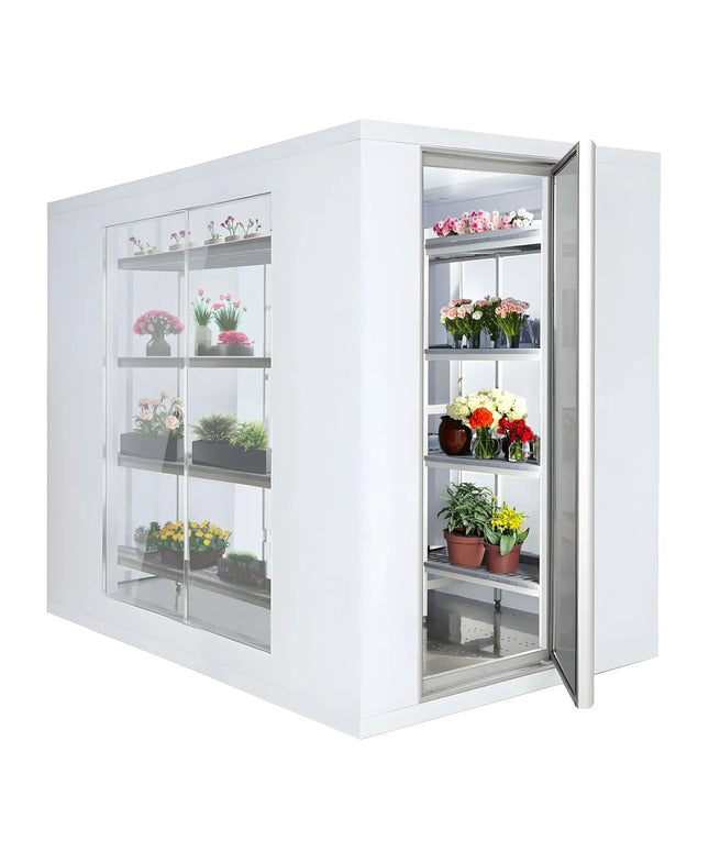 GGM Gastro Commercial Walk-In Cold Room - 2100x2100mm - 6,90m³ (6900L) - with 3 glass sides