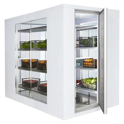 GGM Gastro Commercial Walk-In Cold Room - 2100x2100mm - 6,90m³ (6900L) - with 3 glass sides