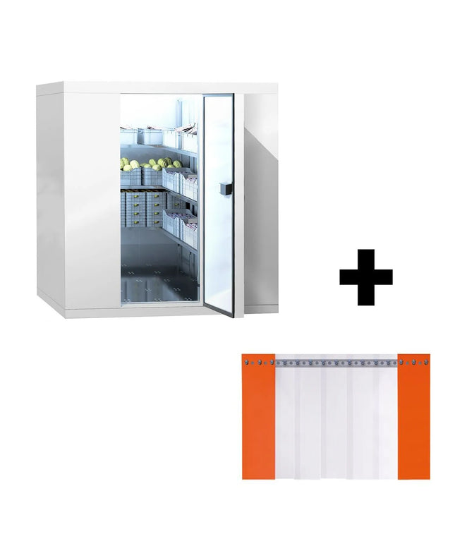 GGM Gastro Commercial Walk-In Freezer Room - 1500x1500mm - 2,80m³ (2800L) - incl. Kälteschutz Lamellen