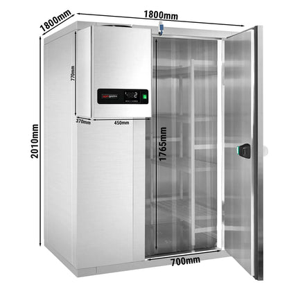 GGM Gastro Commercial Walk-In Freezer Room - 1800x1800mm - 4,30m³ (4300L) - incl. Integral Freezer Unit