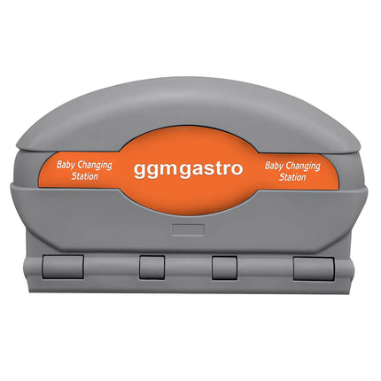 GGM Gastro Commercial Wall-Mounted Changing Table – Horizontal - 860x500mm - Grey - 20 kg