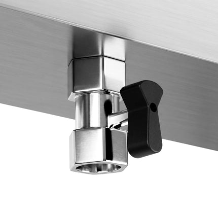 GGM Gastro Commercial Wall-Mounted Extraction Canopy - 2800mm - with Baffle Filters & LED Lighting